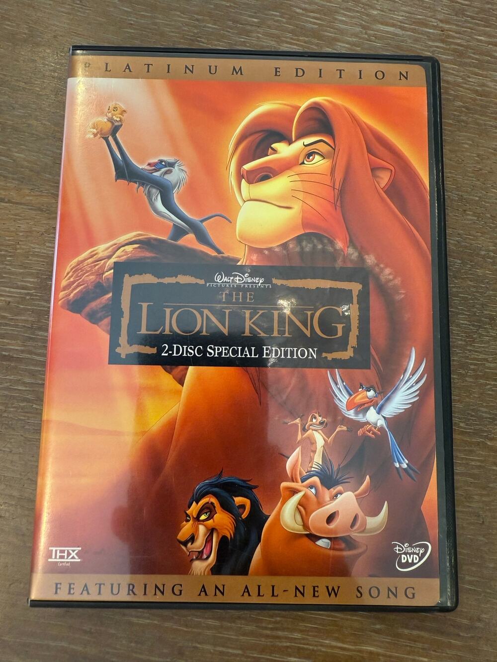 Walt Disney The Lion King 2 disc Special Edition Platinum Edition DVD THX